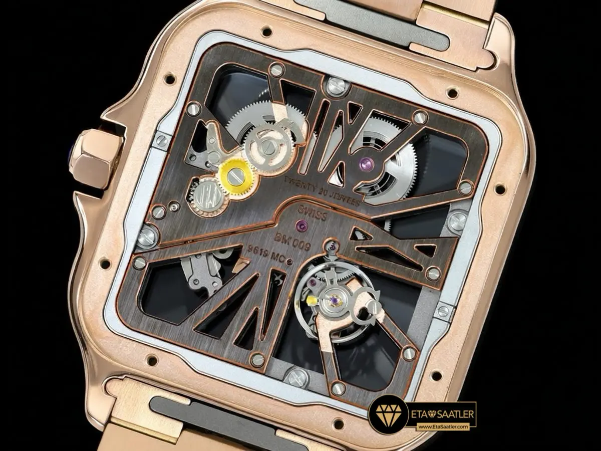 cartier-santos-skeleton-rose-gold-super-clone-eta-018