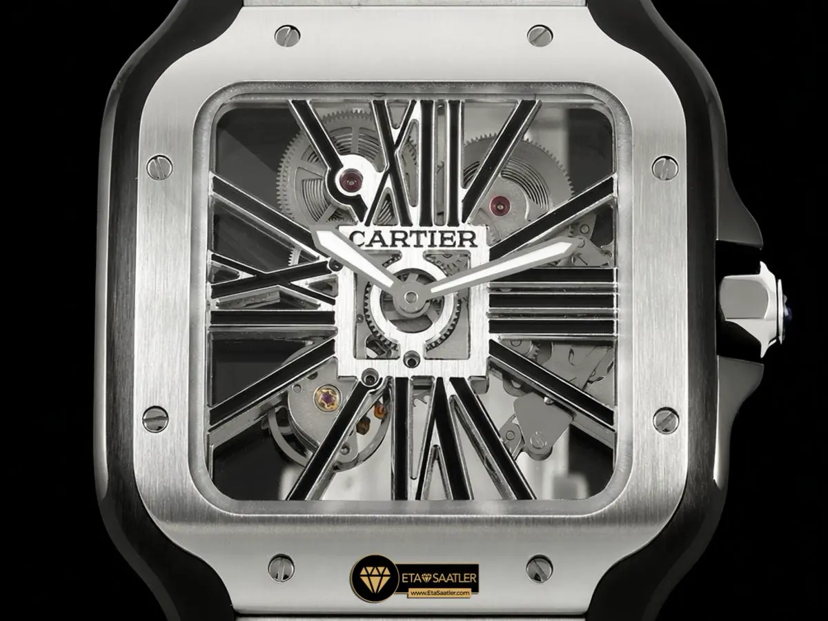 cartier-santos-skeleton-steel-bllack-dial-super-clone-eta-07