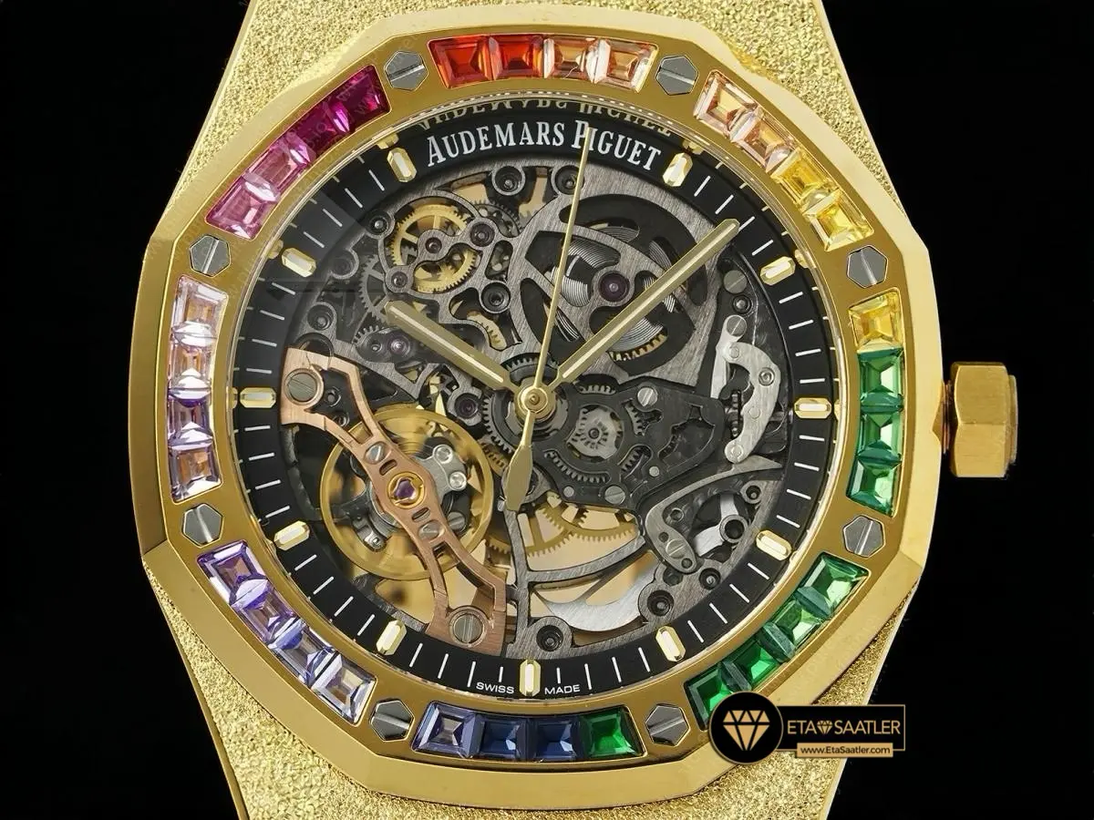 audemars-piguet-royal-oak-openworked-frosted-rainbow-bezel-yellow-gold-octa-factory-sa3132-v3-free-sprung-super-clone-eta-09