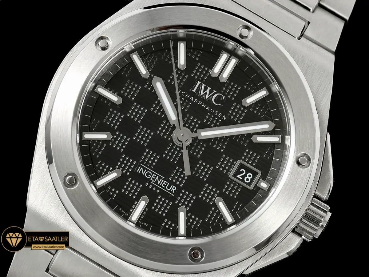 iwc-ingenieur-automatic-black-dial-40-mm-super-clone-eta-01