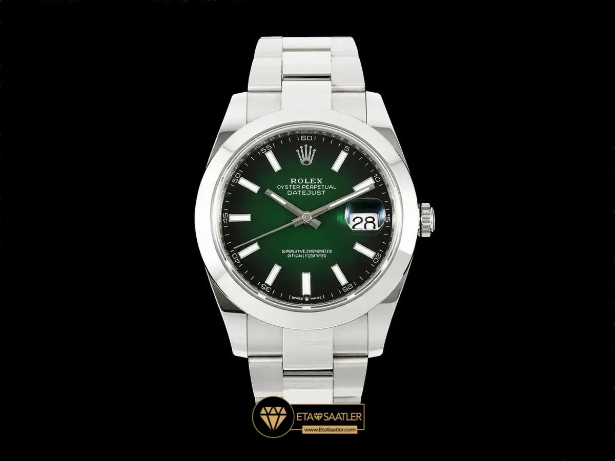 Rolex Datejust 126334 Ombre Kadran Smooth Bezel Oyster Super Clone ETA