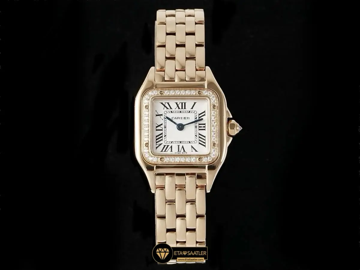 Cartier Panthere 22 mm Rose Gold Diamond Quartz Super Clone ETA