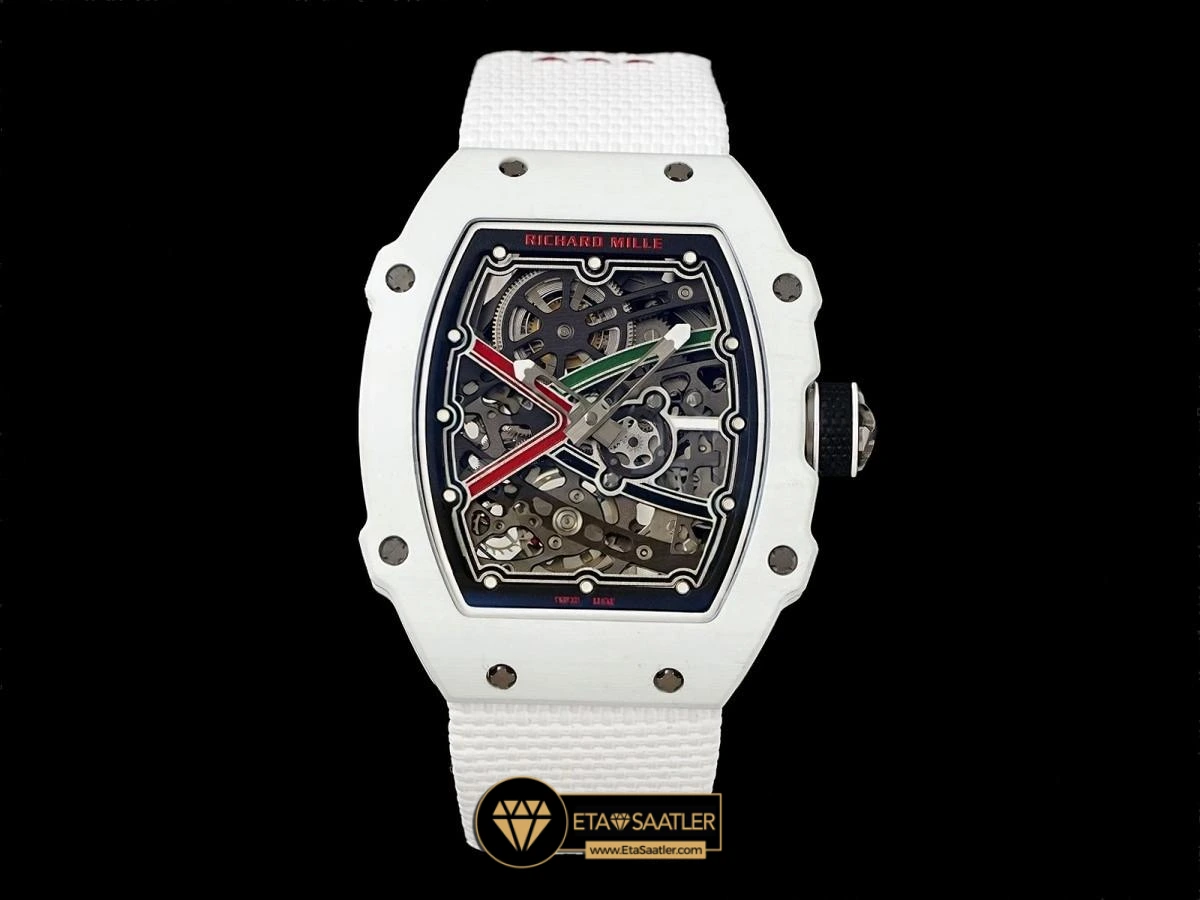 Richard Mille RM67-02 Sprint Van Niekerk White TPT Super Clone ETA
