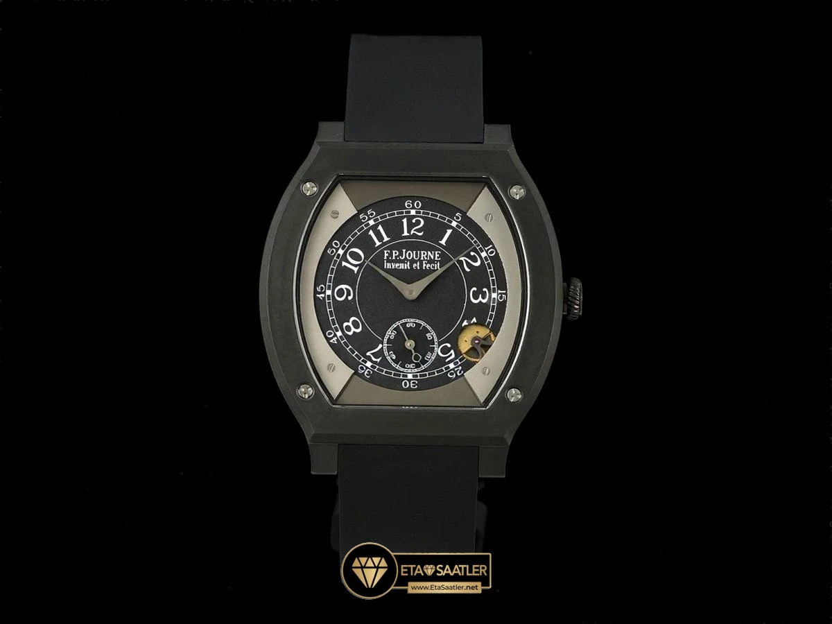 F.P. Journe Elegante Titalyt Siyah-Gri Kadran Siyah Kordon Super Clone ETA