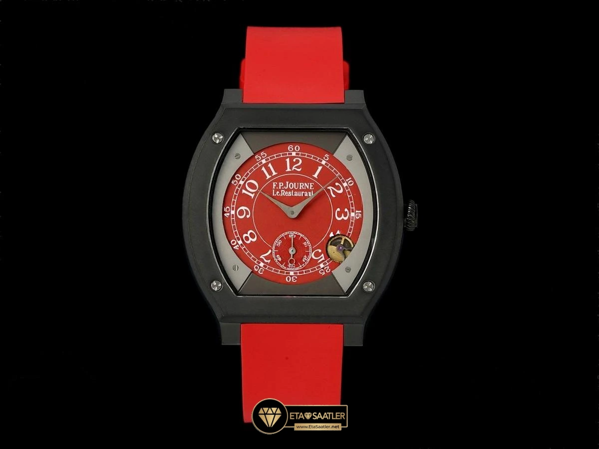 F.P. Journe Elegante Titalyt Kırmızı Kadran Kırmızı Kordon Super Clone ETA
