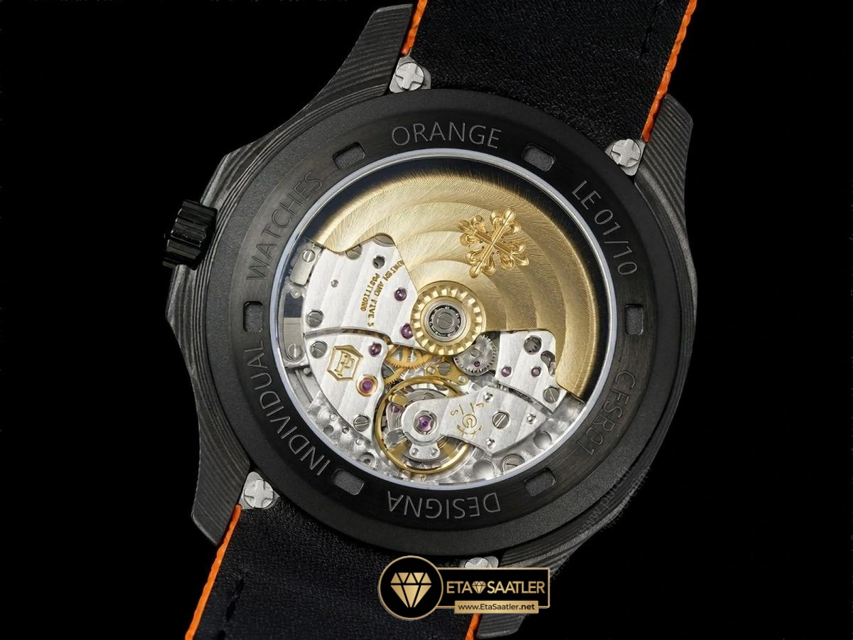 patek-philippe-aquanaut-5167-diw-siyah-karbon-turuncu-velcro-kordon-super-clone-eta-13