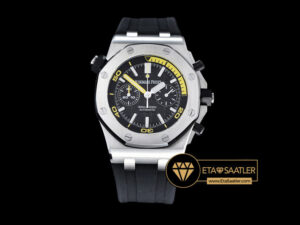 Ap0354 Royal Oak Offshore Diver Chrono Ssru Black Jf A3126 Ap0354 7