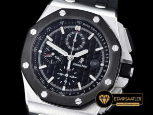 Ap0375d Ap Royal Oak Chrono Ssru Black Jhf A3126 Secs@9 Ap0375d