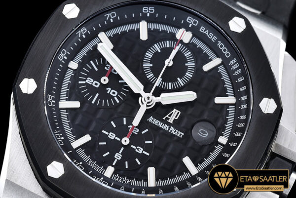 Ap0375d ap royal oak chrono ssru black jhf a3126 secs@9 ap0375d 3