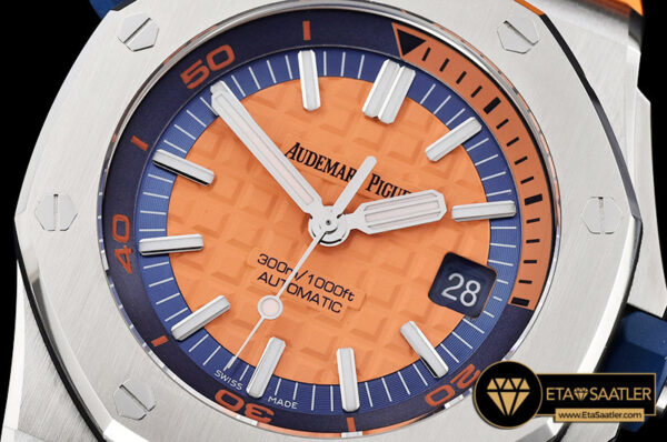 Ap0413c royal oak diver ssru orange jf my9015 mod a3120 ap0413c 3