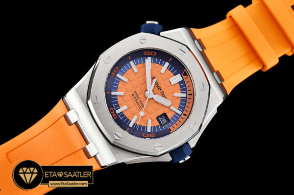 Ap0413c royal oak diver ssru orange jf my9015 mod a3120 ap0413c 4