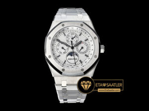 Ap0496 Royal Oak Perpetual Calendar 26574 Ssss White Jf A5134 Ap0496 5
