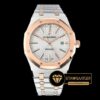 Audemars Piguet Royal Oak 15400 Çelik-Altın Beyaz Kadran 3120 Super Clone ETA