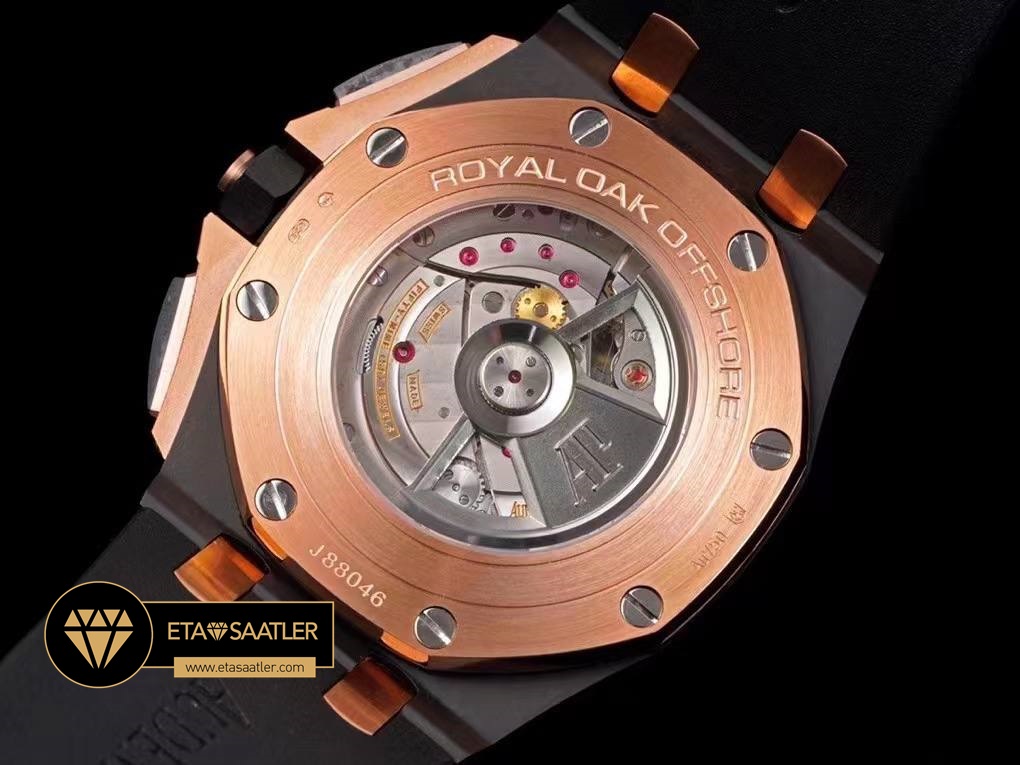 Ap0735c rose audemars piguet offshore chrono 26405nr.00.a002ca.01 rose super clone eta (8) 08 Audemars Piguet Offshore Chrono 26405NR.00.A002CA.01 Rose Super Clone Eta
