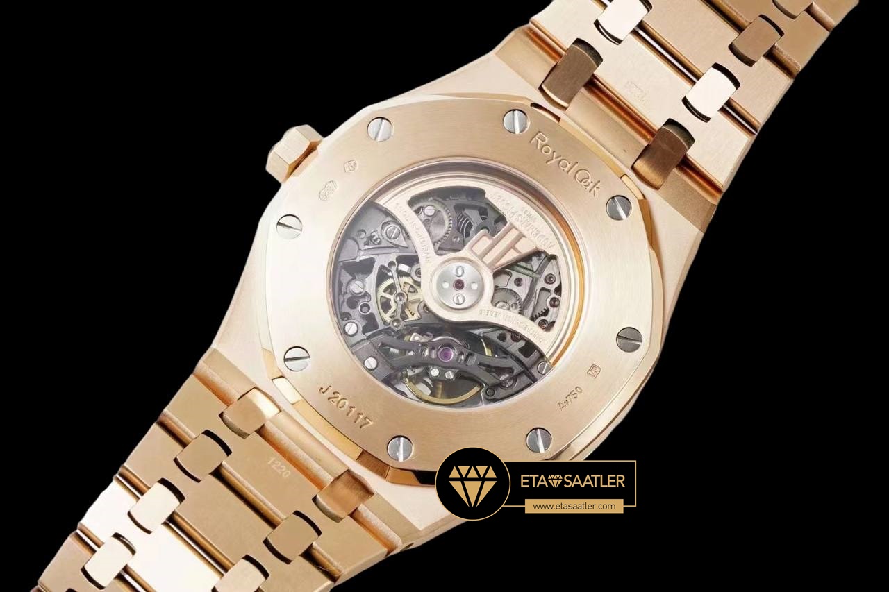 Ap0743 altin audemars piguet royal oak 15407st İskelet kadran 18k super clone eta (2) 01 Audemars Piguet Royal Oak 15407ST İskelet Kadran 18K Super Clone Eta