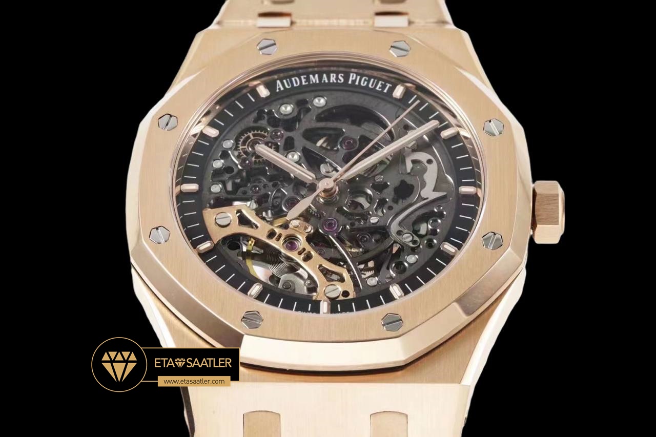 Ap0743 altin audemars piguet royal oak 15407st İskelet kadran 18k super clone eta (9) 08 Audemars Piguet Royal Oak 15407ST İskelet Kadran 18K Super Clone Eta