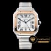 Cartier Santos De Cartier Men 2018 XL Çelik Kordon Rose Bezel ETA