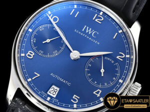 Iwc0353 Portuguese 7 Days Iw500710 Ssle Blue Zf A52010 Mod Iwc0353 5