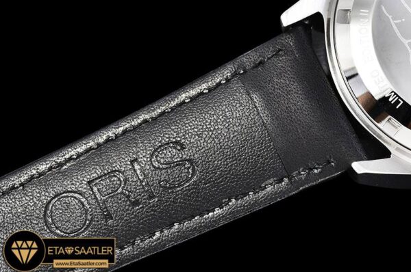 Or009 Oris Calobra Chronograph Ltd Ed Ssle Silv Wht Jap Qtz 11 11