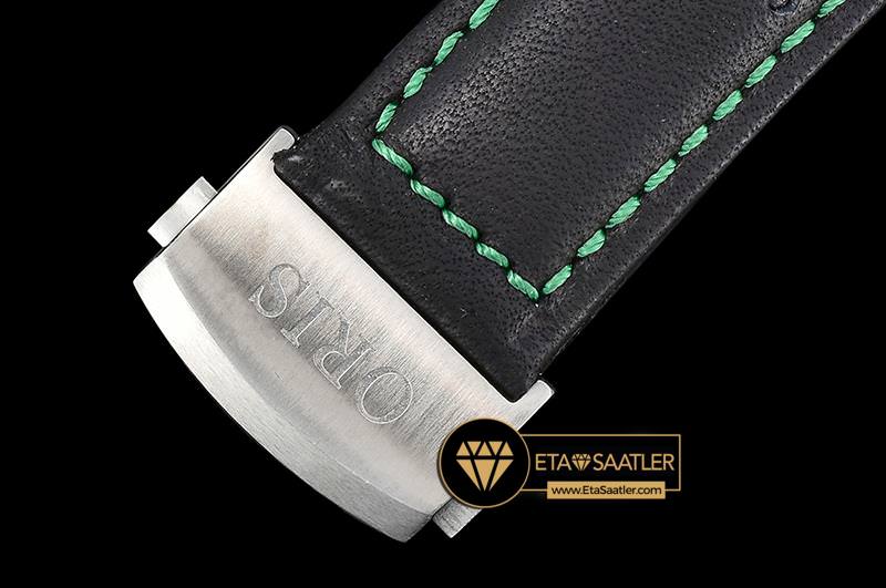 Or011 Oris Calobra Chronograph Ltd Ed Green Ssle Blk Jap Qtz 12 12 Or011 Oris Calobra Chronograph Ltd Ed Green Ssle Blk Jap Qtz 12 12