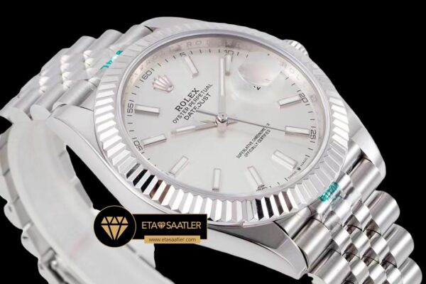R2dj0410c rolex datejust gümüş kadran 41mm jubile 3235 super clone eta (4) 02