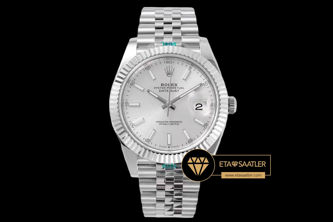 R2dj0410c rolex datejust gümüş kadran 41mm jubile 3235 super clone eta (9) 07 Rolex Datejust Gümüş Kadran 41mm Jubile 3235 Super Clone ETA