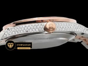 Rolex Datejust Rainbow Diamond Bezel Arabic Numeral Dial Super Clone ETA
