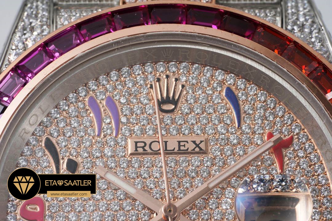 R2dj0412a rolex datejust rainbow diamond bezel arabic numeral dial super clone eta (4) 03 Rolex Datejust Rainbow Diamond Bezel Arabic Numeral Dial Super Clone ETA