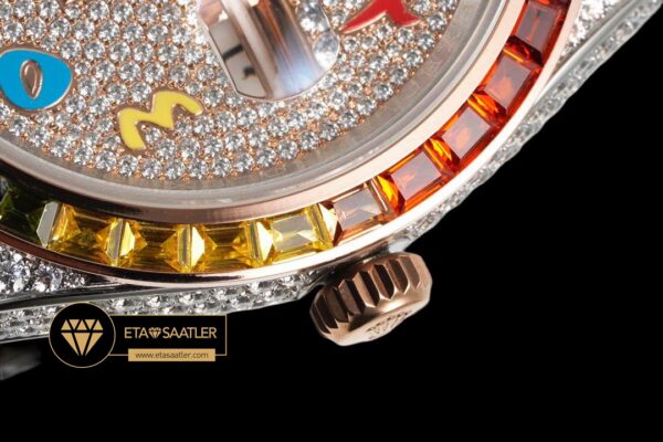 R2dj0412a rolex datejust rainbow diamond bezel arabic numeral dial super clone eta (5) 04
