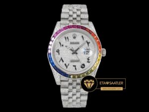 R2dj0412c rolex datejust arap rakamlı pırlanta kadran 41mm 3235 super clone eta (1) 08 Rolex Datejust Arap Rakamlı Pırlanta Kadran 41mm 3235 Super Clone ETA