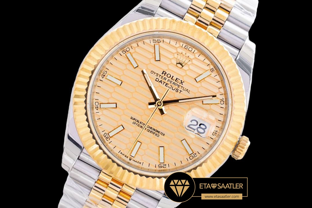 R2dj0416a rolex datejust altın motifli desenli 41mm kadran super clone eta (7) 08 Rolex Datejust Altın Motifli Desenli 41mm Kadran Super Clone ETA