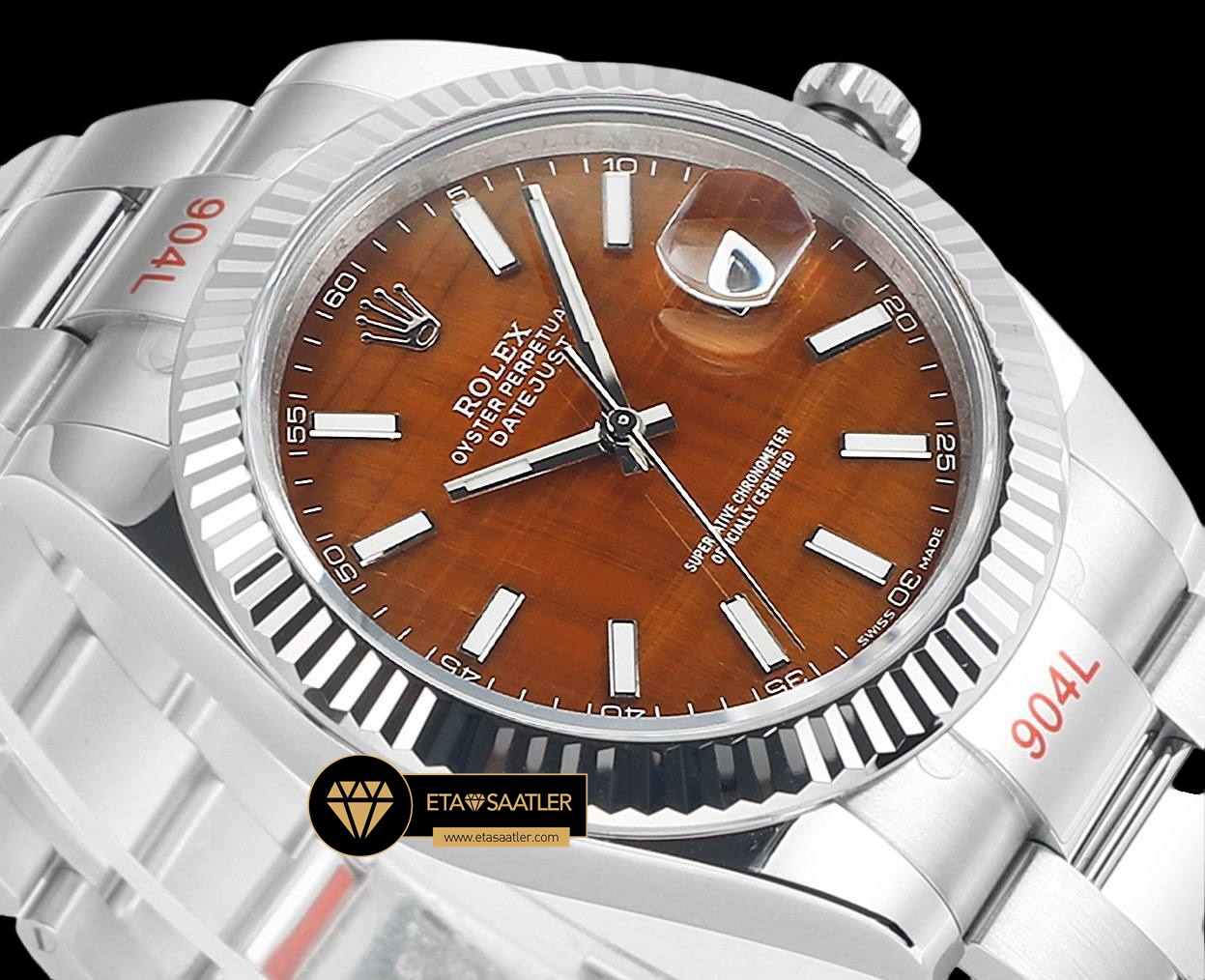 R2dj0424d rolex datejust 3235 turuncu kadran 41mm oyster super clone eta (5) 05 Rolex Datejust 3235 Turuncu Kadran 41mm Oyster Super Clone ETA