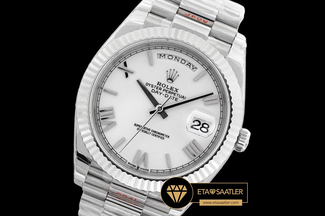 Rdd0266i rolex day date roma rakamlı beyaz kadran super clone eta (7) 07 Rolex Day Date Roma Rakamlı Beyaz Kadran Super Clone ETA