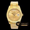 Rolex Day Date Taşlı Gold Kadran Super Clone ETA