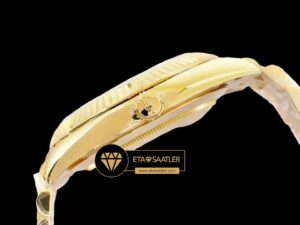 Rolex Day Date 40mm Gold İndexli Kadran Yeni Stil Rolesor Deployant Kordon Super Clone ETA