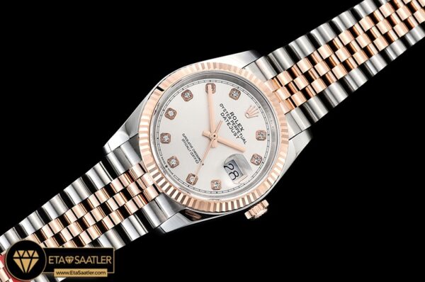 Rdj0324b Datejust 36mm Jub Flt 904l Rgss S Whtdiam Gmf A2836 05 05