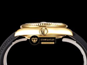 Rolex Sky-Dweller Altın Kadran 42mm 18K Altın Kasa Super Clone ETA