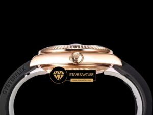 Rolex Sky-Dweller Siyah Kadran 42mm Rose Gold Kasa Super Clone ETA