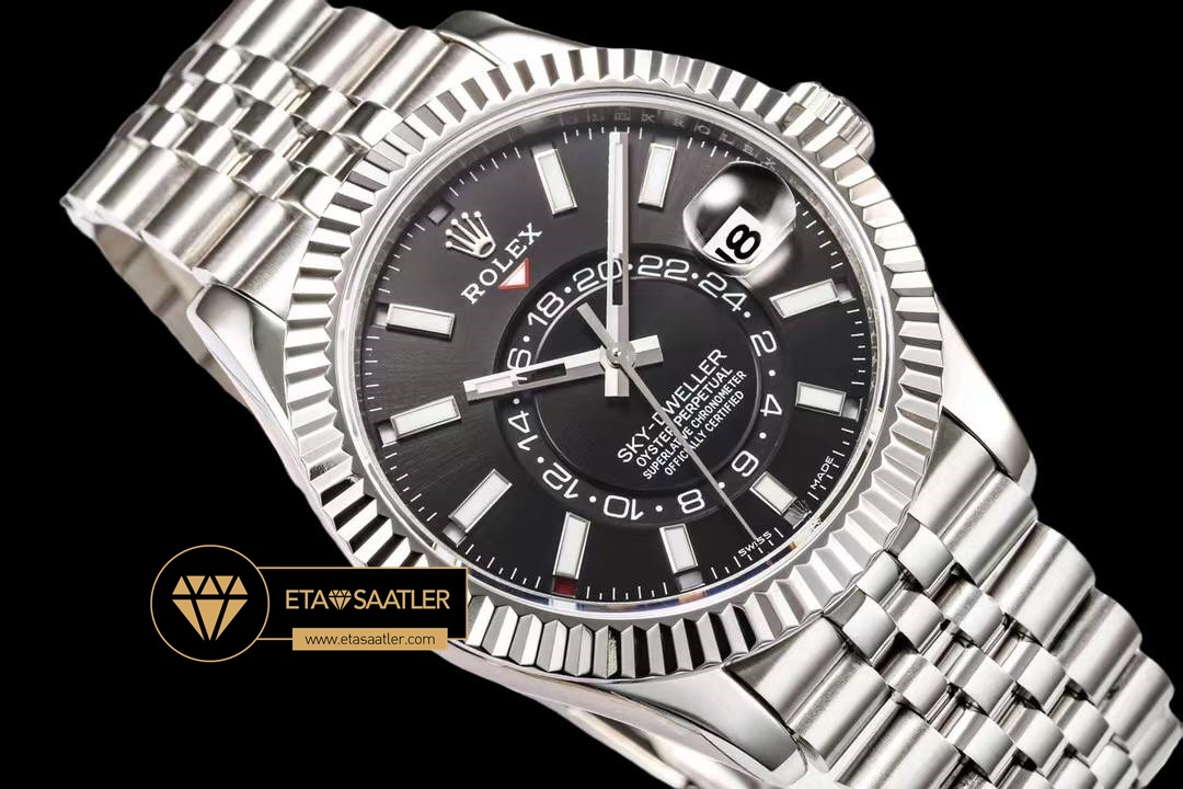 Rolskd021a rolex sky dweller 42mm siyah kadran 904l Çelik jubile super clone eta (4) 04 Rolex Sky-Dweller 42mm Siyah Kadran 904L Çelik Jubile Super Clone ETA