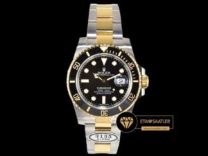 Rolex Submariner 116613LN Siyah CLEAN Factory 18K Altın 3135 Super Clone ETA
