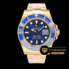 Rolex Submariner 126618LB VSF Full Gold Mavi Kadran 3235 Super Clone ETA