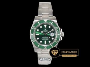Rolex Submariner 116610LV Yeşil Seramik Bezel CLEAN Factory 3135 Super Clone ETA