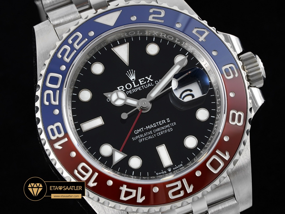 Rolex Gmt-Master II 126710BLRO Pepsi Jubile 3186 Clean Factory Super Plus Clone ETA (2) Rolex Gmt-Master II 126710BLRO Pepsi Jubile 3186 Clean Factory Super Plus Clone ETA