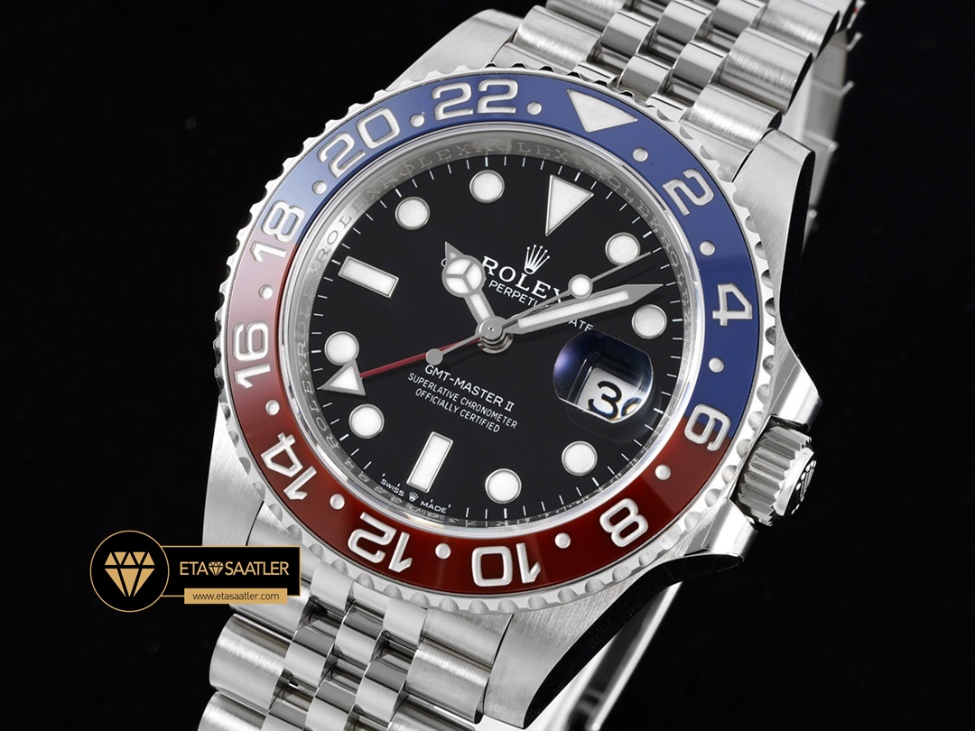 Rolex Gmt-Master II 126710BLRO Pepsi Jubile 3186 Clean Factory Super Plus Clone ETA (3) Rolex Gmt-Master II 126710BLRO Pepsi Jubile 3186 Clean Factory Super Plus Clone ETA