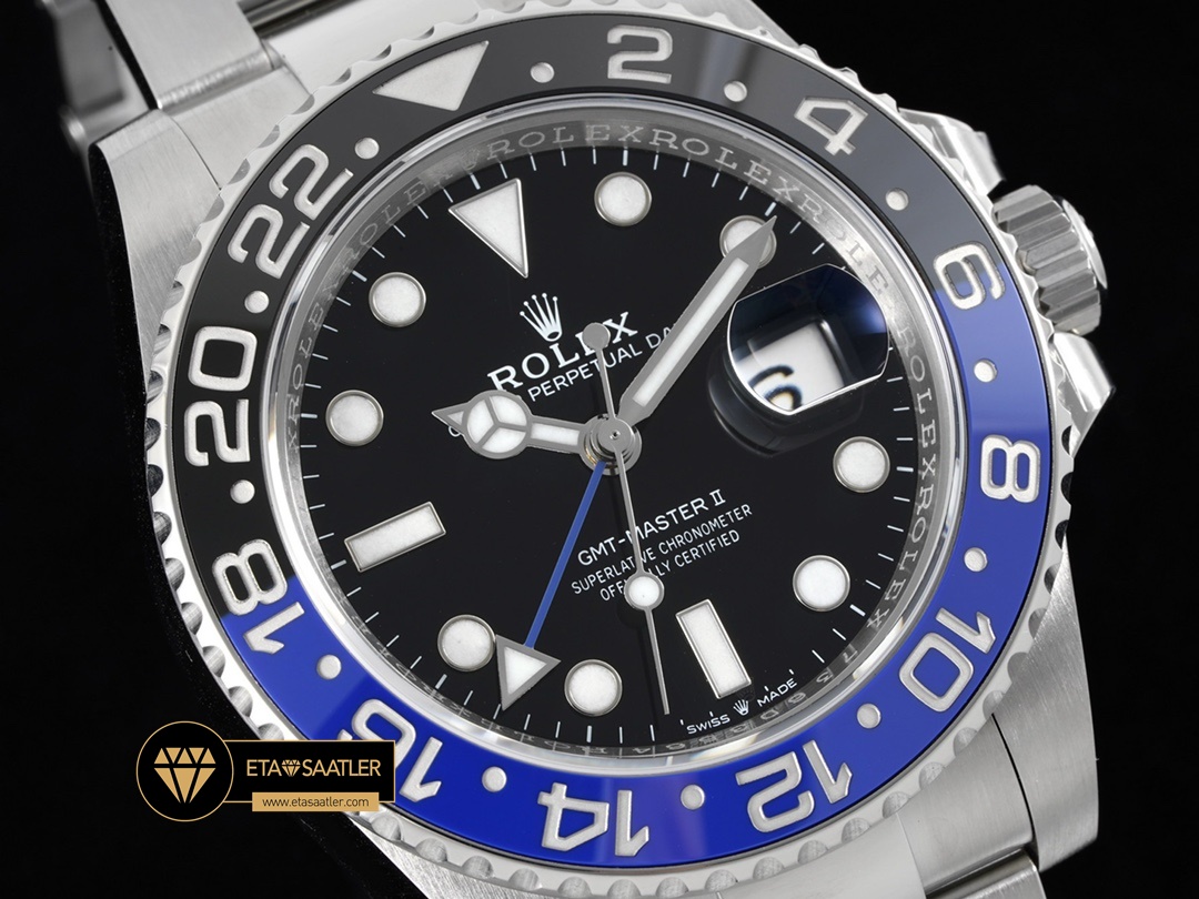 Rolex Gmt-Master II Clean Factory Batman 126710BLNR 3186 Oyster Super Plus Clone ETA (2) Rolex Gmt-Master II Clean Factory Batman 126710BLNR 3186 Oyster Super Plus Clone ETA