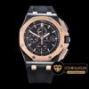 Audemars Piguet Royal Oak Offshore Chronograph Karbon Kasa Pembe Altın Bezel Siyah Kadran ETA