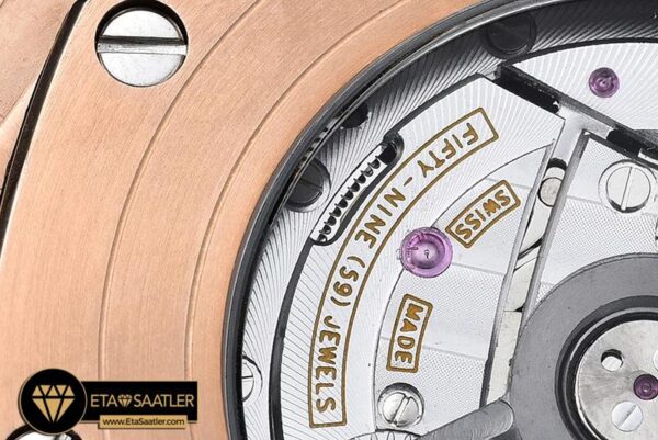 AP0375A – AP Royal Oak Chrono RGRU White JHF A3126 Secs@9 modelleri