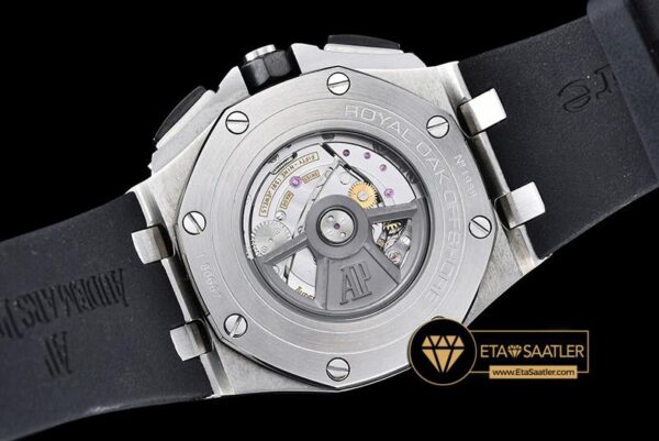 AP0375D – AP Royal Oak Chrono SSRU Black JHF A3126 Secs@9 modelleri