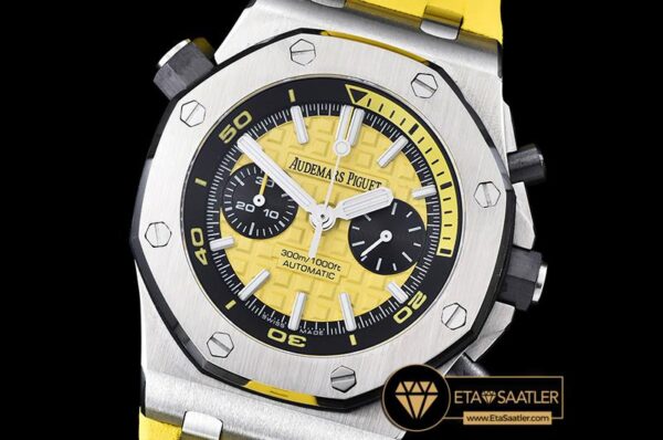 AP0383B – ROO Basel 2016 Diver Chrono SSRU JHF Yellow A7750 Mod modelleri