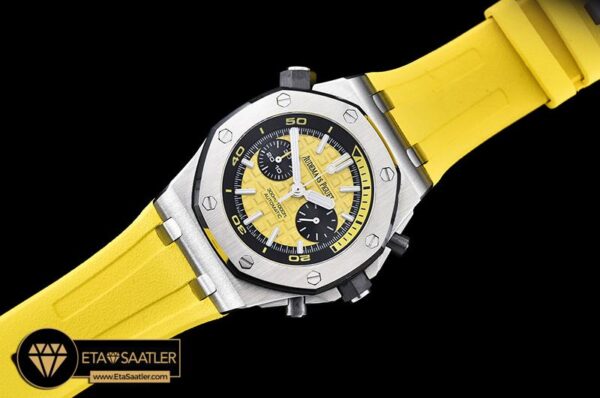 AP0383B – ROO Basel 2016 Diver Chrono SSRU JHF Yellow A7750 Mod modelleri
